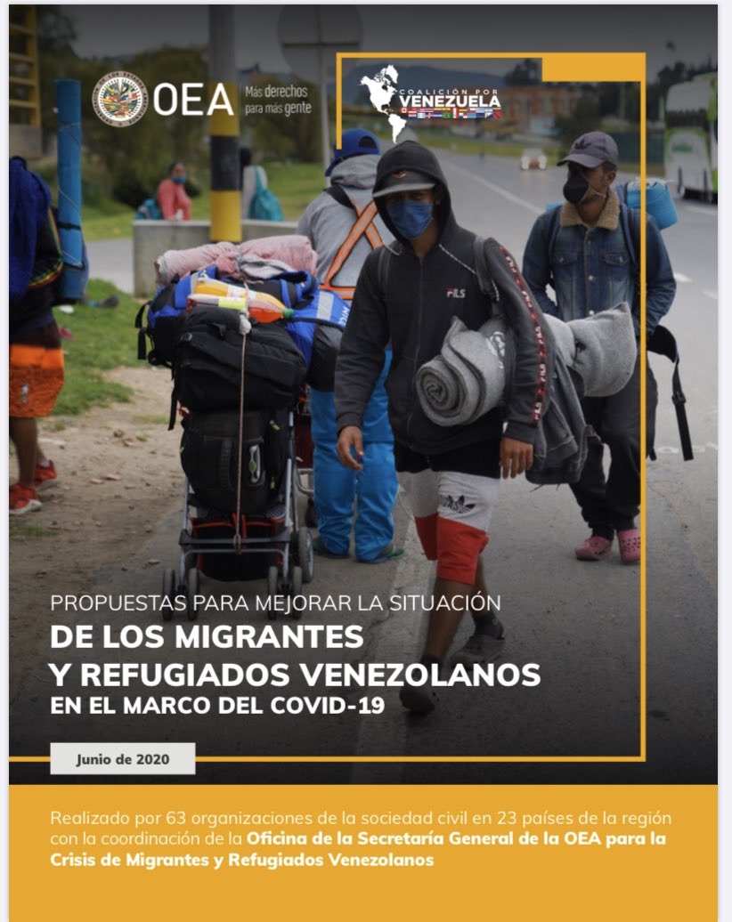 PROPUESTAS PARA MEJORAR LA SITUACIÓN DE LOS MIGRANTES Y REFUGIADOS VENEZOLANOS EN EL MARCO DEL COVID-19